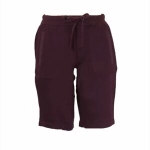 NWT Grey State Women’s City Shorts Mars Red Size L Drawstring Cotton Shorts $88